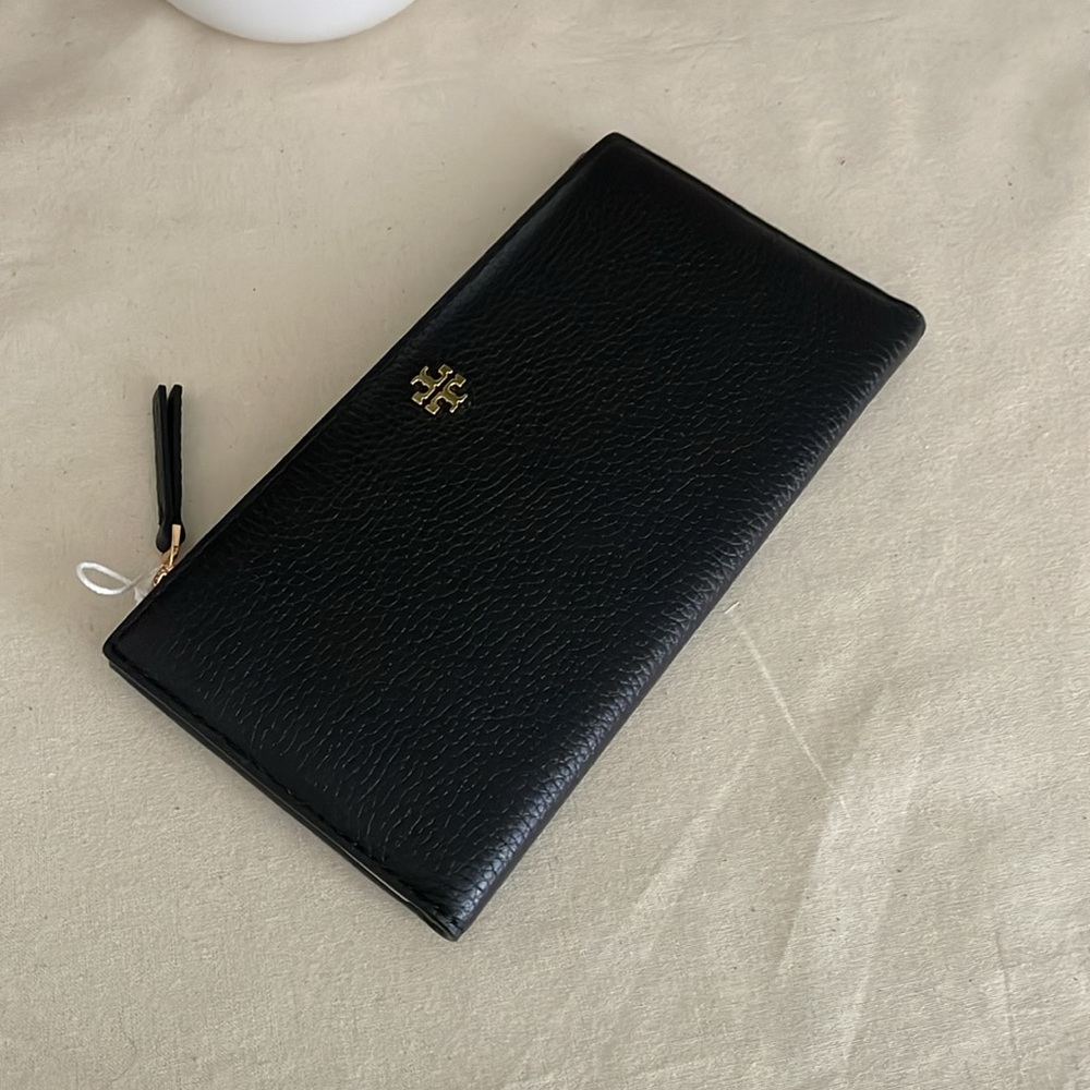 Nwt , Tory Burch Blake Color Block Slim Wallet Bl… - image 3